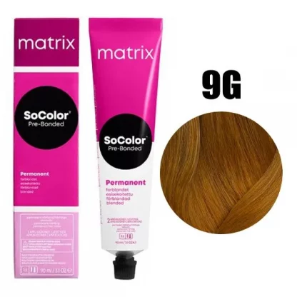 Краска для волос Очень Светлый Блондин Золотистый  - SoColor beauty 9G