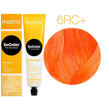 Краска для волос Темный Блондин Красно-Медный+  - SoColor beauty 6RC+ 