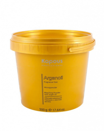 Обесцвечивающий порошок с маслом арганы для волос - Kapous Fragrance free Arganoil Bleaching Powder 500 г