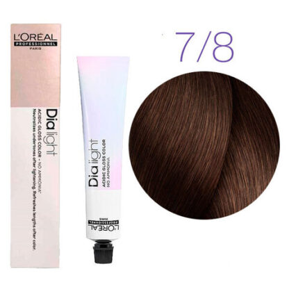 Краска для волос - L'Оreal Professionnel Dia Light 7.8 (Блондин мокка)