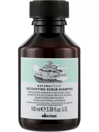 Детоксирующий шампунь-скраб - Davines Natural Tech Detoxifying Scrub Shampoo  