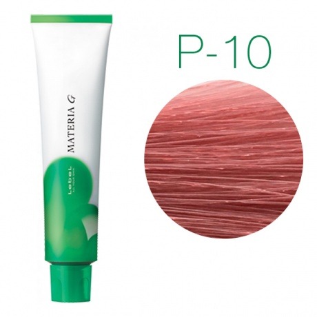 Lebel Materia Grey P-10 (яркий блондин розовый) - Перманентная краска для седых волос 