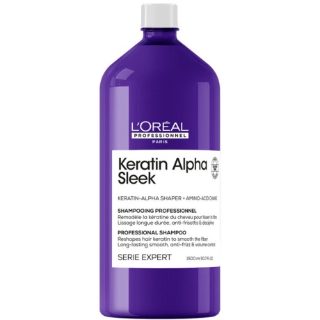 Разглаживающий шампунь -L'Оreal Professionnel Serie Expert Keratin Alpha Sleek Shampoo