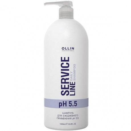 Шампунь для ежедневного применения рН 5.5 - Ollin Professional Service Line Daily Shampoo 