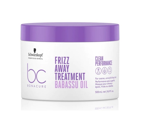 Маска для жестких и непослушных волос —Schwarzkopf Professional Bonacure Clean Performance Frizz Away Treatment 