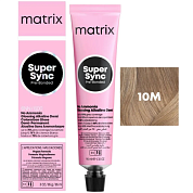 Безаммиачный краситель - Matrix Super Sync Pre-Bonded 10M (Очень-очень светлый блондин мокка) 