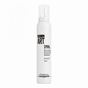 Мусс для контурирования кудрей (фикс 1)- L'Оreal Professionnel Tecni.ART Spiral Queen Mousse contoured curls 