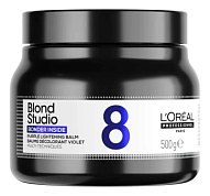 Бальзам осветляющий до 8 тонов -  L'Оreal Professional Blond Studio 8 Bonder Inside Purple Lightening Balm