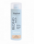 Питательный оттеночный бальзам для оттенков блонд, Песочный - Kapous Professional Blond Bar Balsam Sand 