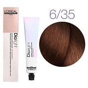Краска для волос - L'Оreal Professionnel  Dia Light 6.35 (Темный блондин красное дерево) № 6.35