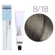 Краска для волос - L'Оreal Professionnel Dia Light 8.18 (Светлый блондин пепельный мокка)