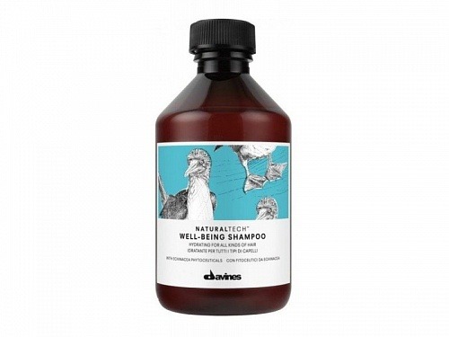 Увлажняющий шампунь для всех типов волос - Davines New Natural Tech Well-Being Shampoo  