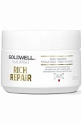 Маска для волос восстанавливающий уход за 60 секунд для сухих и поврежденных волос - Goldwell Dualsenses Rich Repair 60sec Treatment  