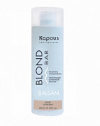 Питательный оттеночный бальзам для оттенков блонд, Бежевый - Kapous Professional Blond Bar Balsam Beige 