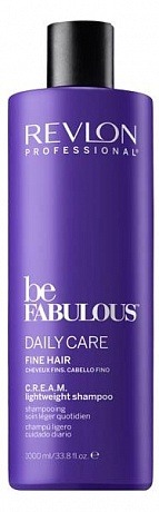 Шампунь очищающий  для тонких волос - Be Fabulous Daily Care Fine Hair Lightweight Shampoo  