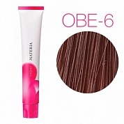 Lebel Materia 3D OBe-6 (темный блондин оранжево-бежевый) - Перманентная низкоаммичная краска для волос 