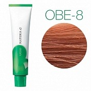 Lebel Materia Grey OBe-8 (светлый блондин оранжево-бежевый) - Перманентная краска для седых волос 