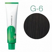 Lebel Materia Grey G-6 (тёмный блондин жёлтый) - Перманентная краска для седых волос 
