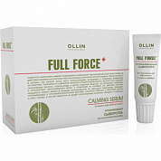 Успокаивающая сыворотка для чувствительной кожи головы с экстрактом бамбука - Ollin Professional Full Force Calming Serum