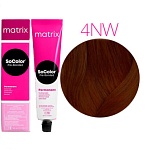 Краска для волос Натуральный Теплый Шатен - SoColor beauty 4NW 