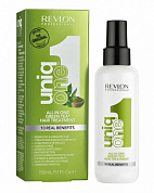 Универсальная спрей-маска с ароматом зеленого чая- Revlon UNIQONE  All In One Green Tea hair treatment   Hair Treatment Green Tea