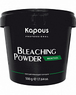 Обесцвечивающий порошок для волос «Menthol» - Kapous Professional Bleaching Powder Menthol 