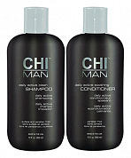 Набор для мужчин  (шампунь+кондиционер) - Chi Man Daily Active Duo