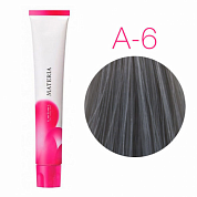 Перманентная краска для волос - Lebel Materia 3D A-6 (тёмный блондин пепельный) 