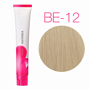 Перманентная краска для волос-  Lebel Materia 3D Be-12 (супер блонд бежевый) 
