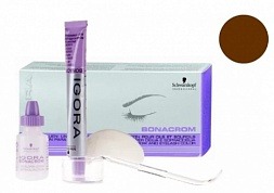 Стойкая краска для бровей и ресниц (коричневый) - Schwarzkopf Professional Igora Bonacrom Brown