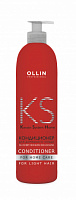 Кондиционер для домашнего ухода за осветлёнными волосами - Ollin Professional Keratine System Home Conditioner For Light Hair