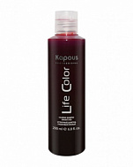 Оттеночный шампунь для волос «Life Color», гранатовый красный - Kapous Professional Life Color Shampoo Granate Red 