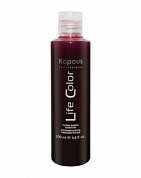 Оттеночный шампунь для волос «Life Color», гранатовый красный - Kapous Professional Life Color Shampoo Granate Red 