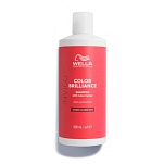 Шампунь для защиты цвета жестких волос - Wella Professional Invigo Color Brilliance Color protection shampoo 