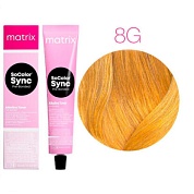 Краска для волос Светлый Блондин Золотистый - Mаtrix Color Sync 8G