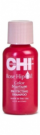 Шампунь поддержание цвета с маслом дикой розы - CHI Rose Hip Oil Protecting Shampoo