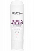 Кондиционер против желтизны волос - Goldwell Dualsenses Blondes & Highlights Anti-Brassiness Conditioner  