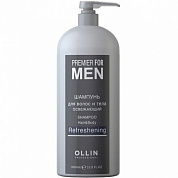 Шампунь для волос и тела освежающий - Ollin Professional Premier For Men Refreshening Shampoo