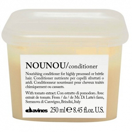 Питательный кондиционер, облегчающий расчесывание волос -  Davines Nounou Nourishing Illuminating Conditioner  