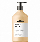 Шампунь для глубокого восстановления волос - Лореаль Professionnel Serie Expert Absolut Repair Shampoo (GOLD QUINOA+PROTEIN)  