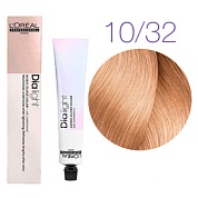 Краска для волос - L'Оreal Professionnel Dia Light 10.32 (Молочный коктейль золотая жемчужина)