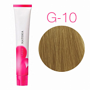 Перманентная краска для волос- Lebel Materia 3D G-10 (яркий блондин жёлтый) 