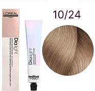 Краска для волос - L'Оreal Professionnel Dia Light 10.24 (Очень очень светлый блондин перламутровый медный)
