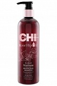 Шампунь поддержание цвета с маслом дикой розы - CHI Rose Hip Oil Protecting Shampoo  