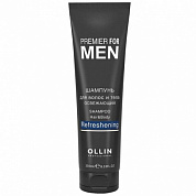 Шампунь для волос и тела освежающий - Ollin Professional Premier For Men Refreshening Shampoo