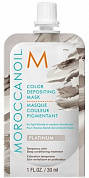 Маска тонирующая для волос Платина - Moroccanoil Color Depositing Mask Platinum 