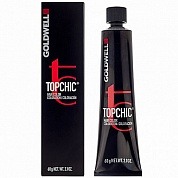 Стойкая профессиональная краска для волос - Goldwell Topchic Hair Color Coloration 5NВР (натуральный коричневый перламутровый)