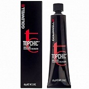 Стойкая профессиональная краска для волос - Goldwell Topchic Hair Color Coloration 5NВР (натуральный коричневый перламутровый)