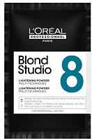 Осветляющая пудра для мульти техник, до 8 уровней осветления -L'Оreal Professionnel Blond Studio Lightening Powder Multi-Techniques