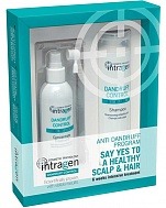 Набор против перхоти (крем-сыворотка 125 мл + шампунь 250 мл) - Intragen Dandruff Control Duo Pack 